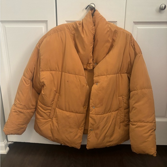 Free People Weekender Puffer Jacket in Bronze - Picture 2 of 5